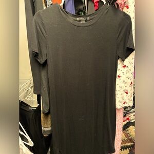 Medium Forever 21 Black T-Shirt Dress